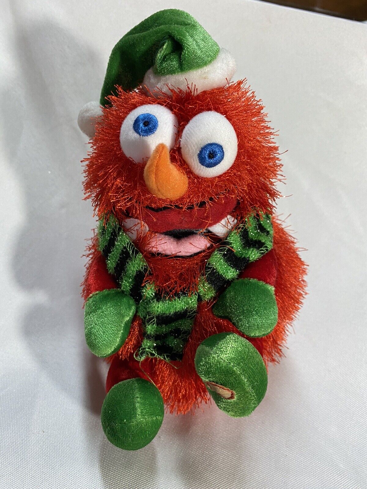 2006 Gemmy Merry Monsters Animated Christmas Red Sings \