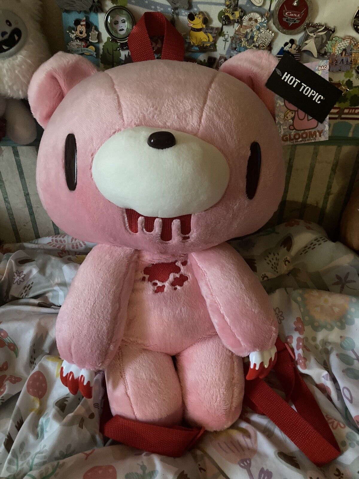 Gloomy Bear Large Plush Backpack New With Tags