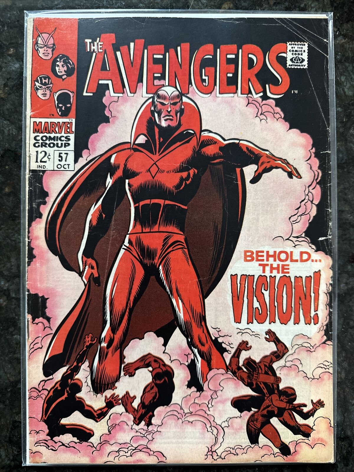 Avengers #57 1968 Key Marvel Comic Book 1st Appearance Of Vision 2nd App Ultron