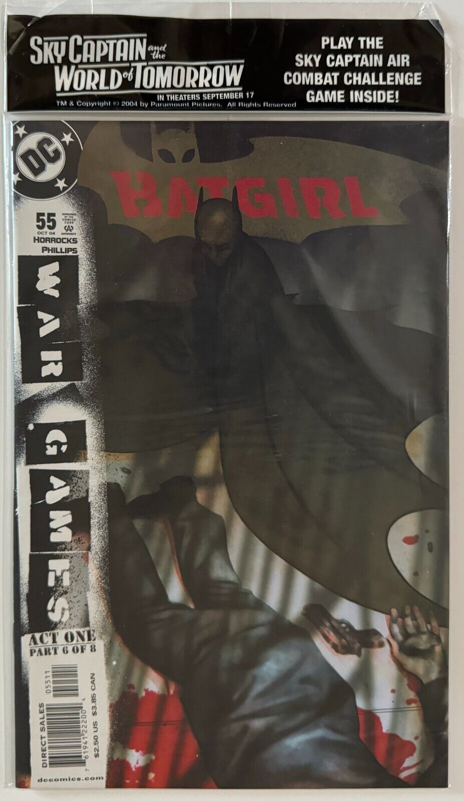 BATGIRL 55 Cassandra Cain DC Comic 2004 Still sealed with DVD