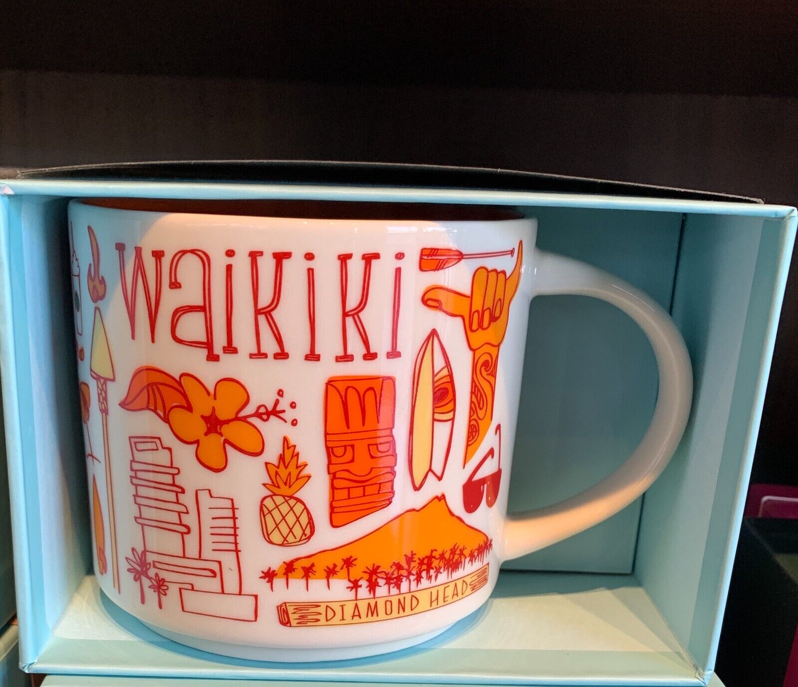 NEW - Starbucks BEEN THERE SERIES: HAWAII COLLECTION: Waikiki 14oz Mug