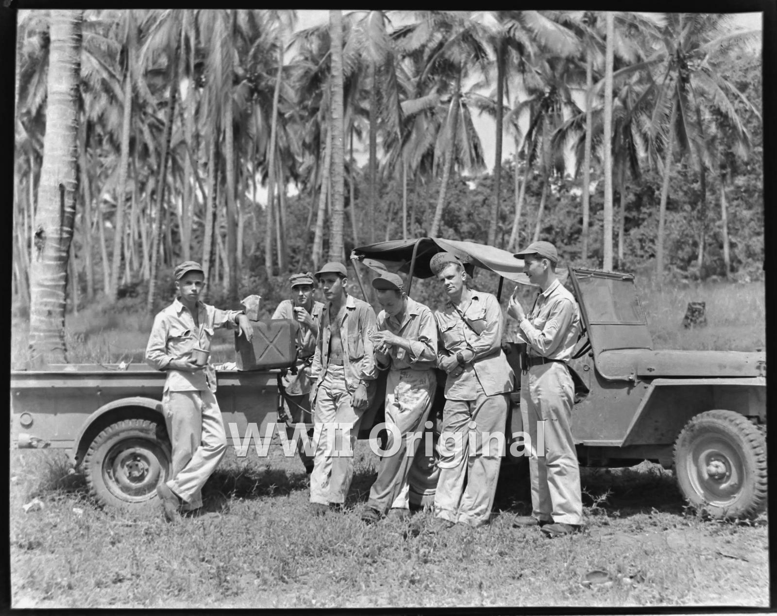 WWII Photo & Neg 8 BALLERS Eighth Photo Squadron A-2 Section PAPUA NEW GUINEA