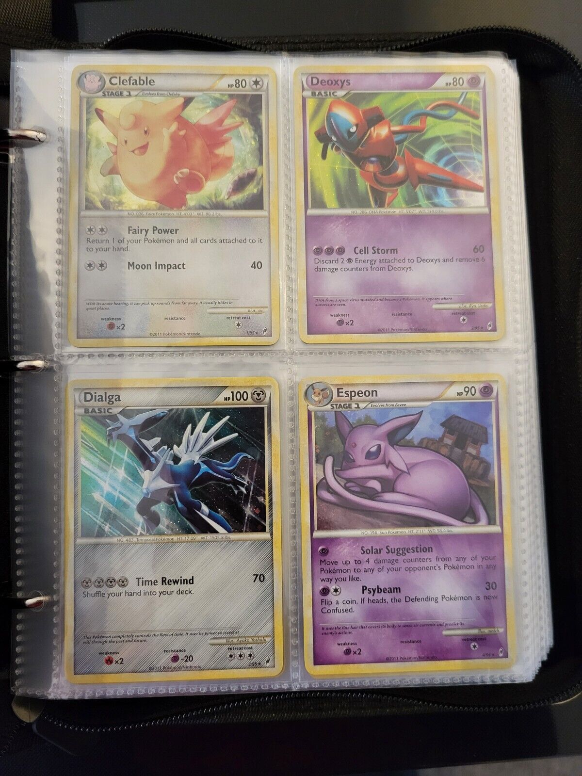 Pokemon Call of Legends complete set 95/95 English with binder