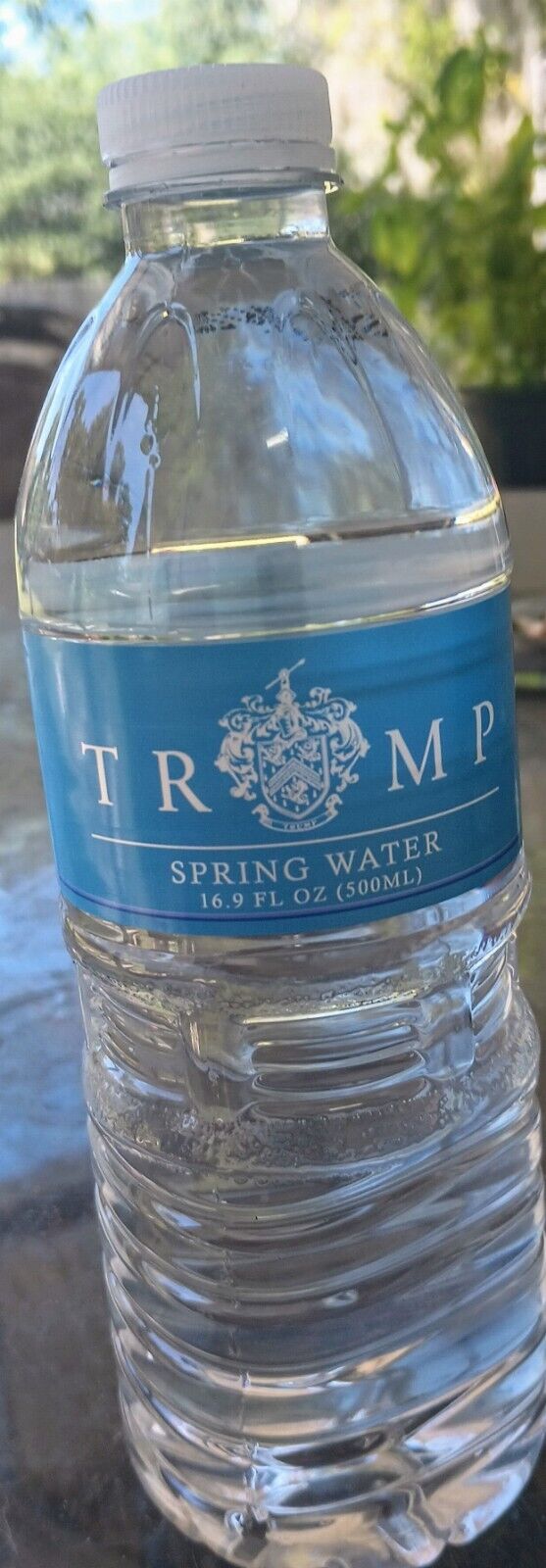 Trump Unopened Bottled Water 16.9oz