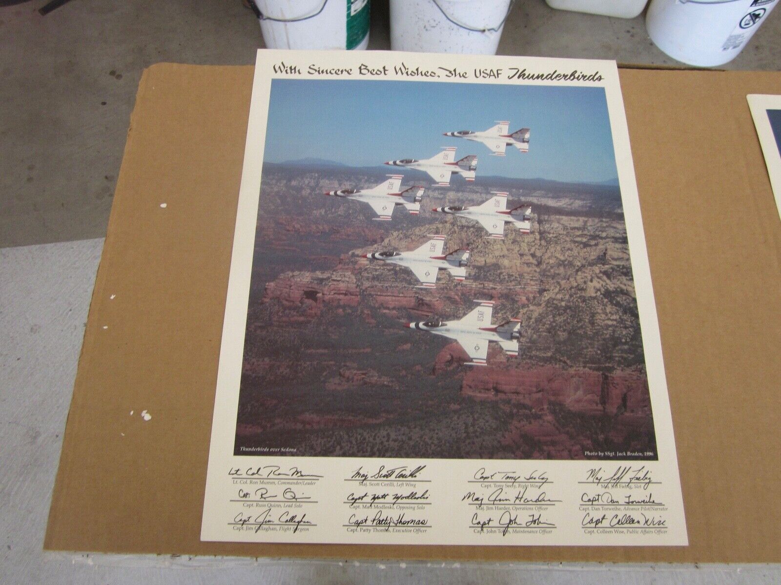 USAF Thunderbirds  Over Sedona  Poster Picture Photo 14\