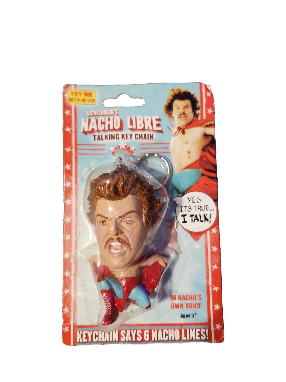 Nickelodeon Nacho Libre Talking Key Chain New In Package