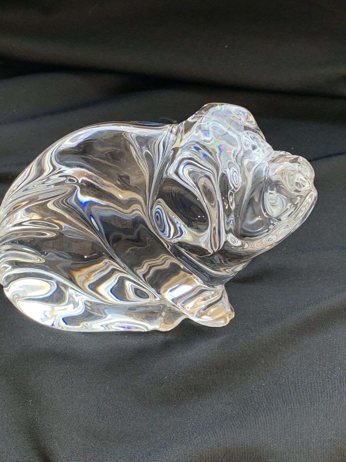 Waterford Crystal Pig Figurine