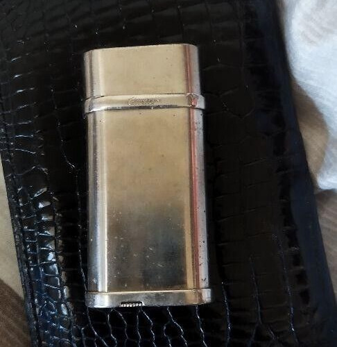 Working Cartier Gas Lighter Silver without box