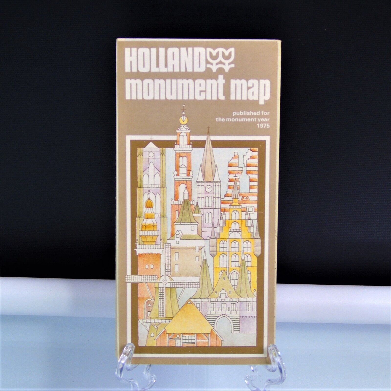 Holland Monument Map European Architectural Heritage Year Netherlands VTG 1975