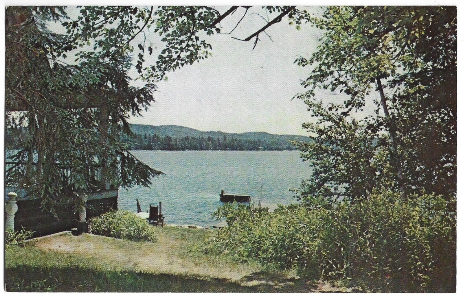 Camp Notre Dame Lake Spofford New Hampshire Vintage Postcard