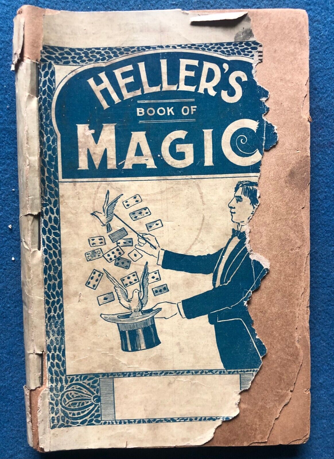 Antique Magic Trick Book Heller\'s Book Of Magic 100 Pages, Henry J. Wehman 1898