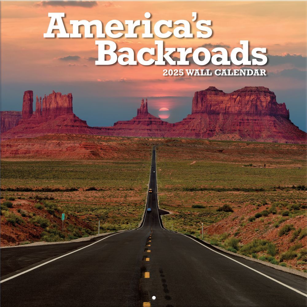Turner Licensing,  Americas Backroads 2025 Wall Calendar