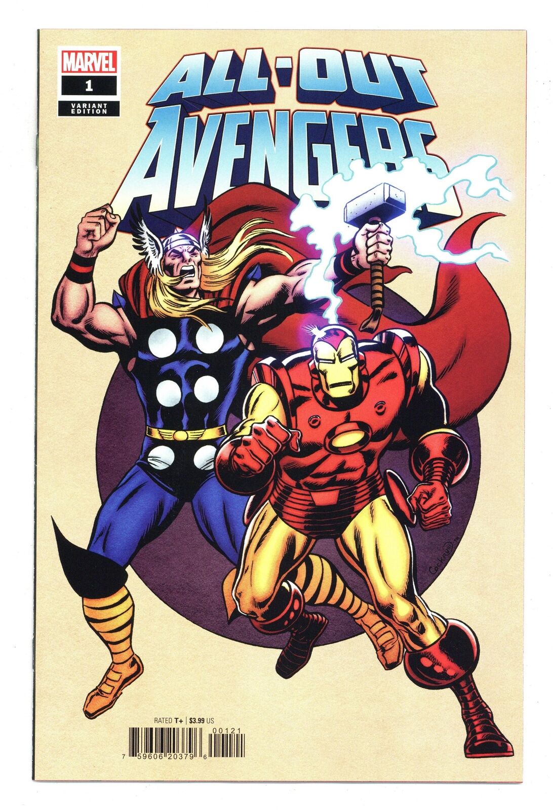 All-Out Avengers 1B Cockrum 1:50 Variant VF/NM 9.0 2022