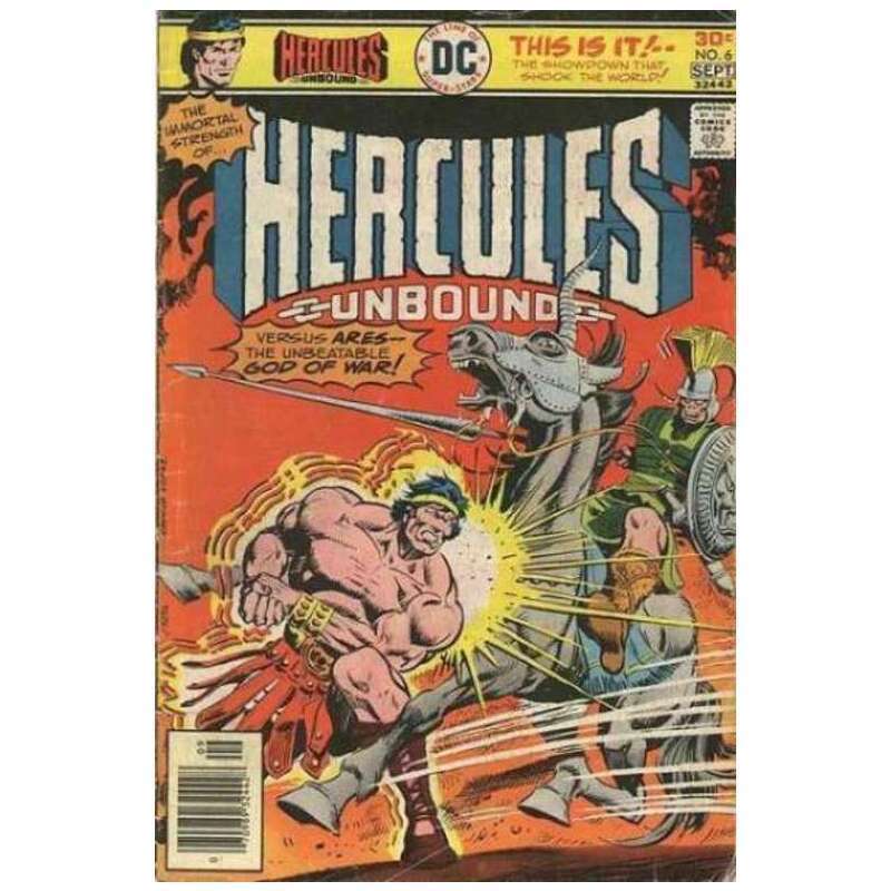 Hercules Unbound #6 in Fine minus condition. DC comics [l&