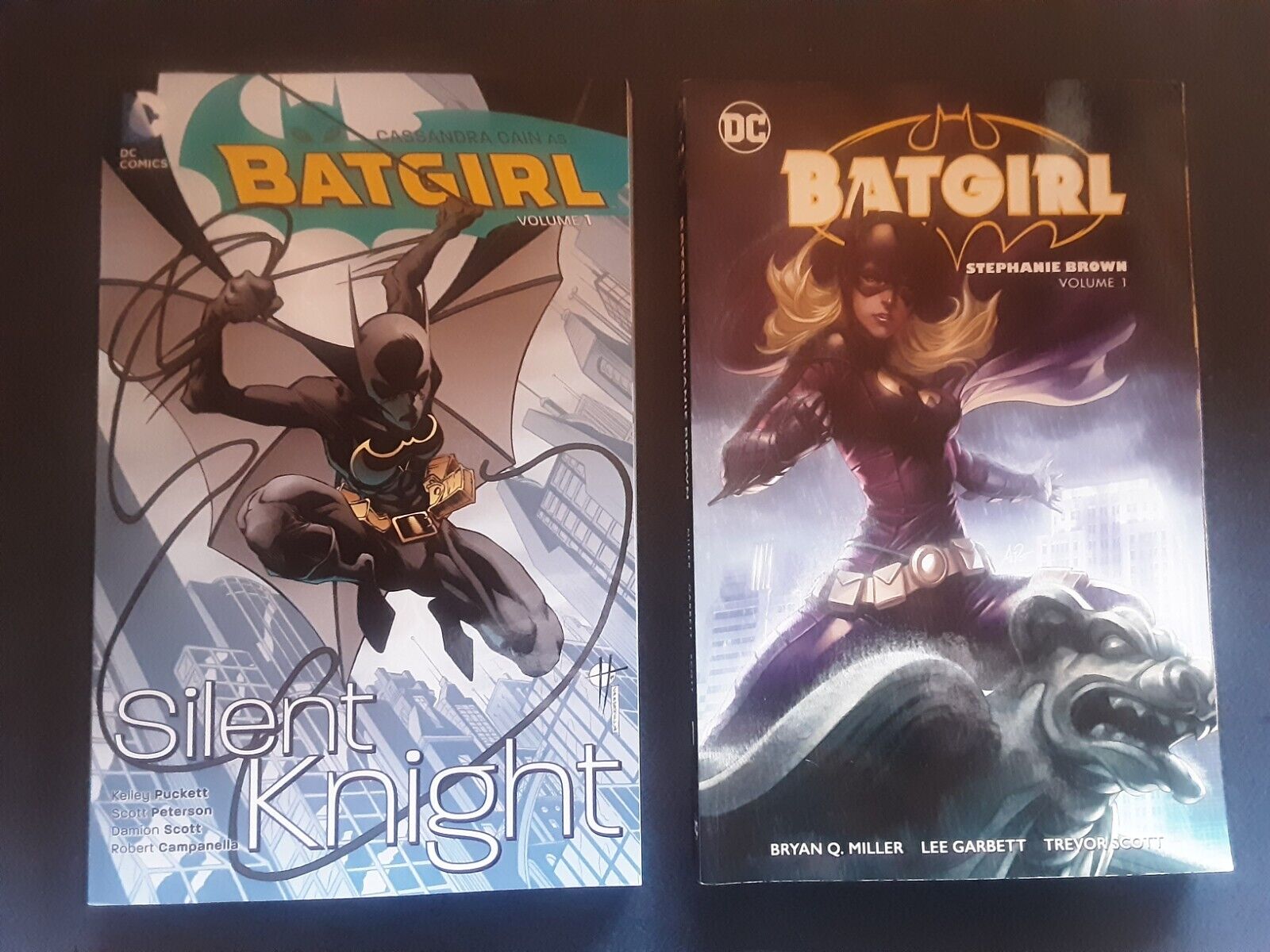 DC Comics BATGIRL Stephanie Brown Volume 1 & BATGIRL Silent Knight Volume 1 Rare
