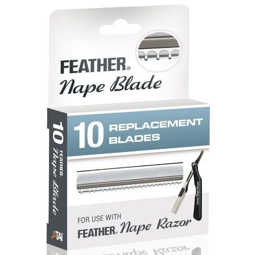 Jatai Feather Nape & Body Razor Replacement Blades -10ct