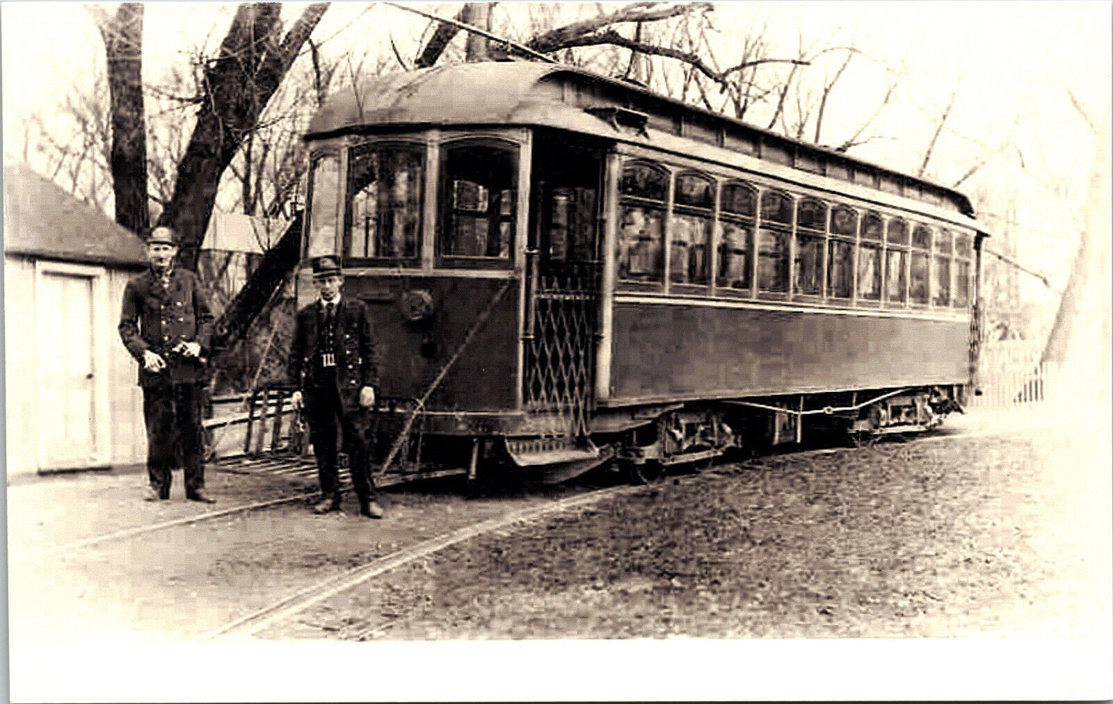 Paxtang Park Harrisburg PA Streetcar Postcard Trolley Interurban RPPC Reprint