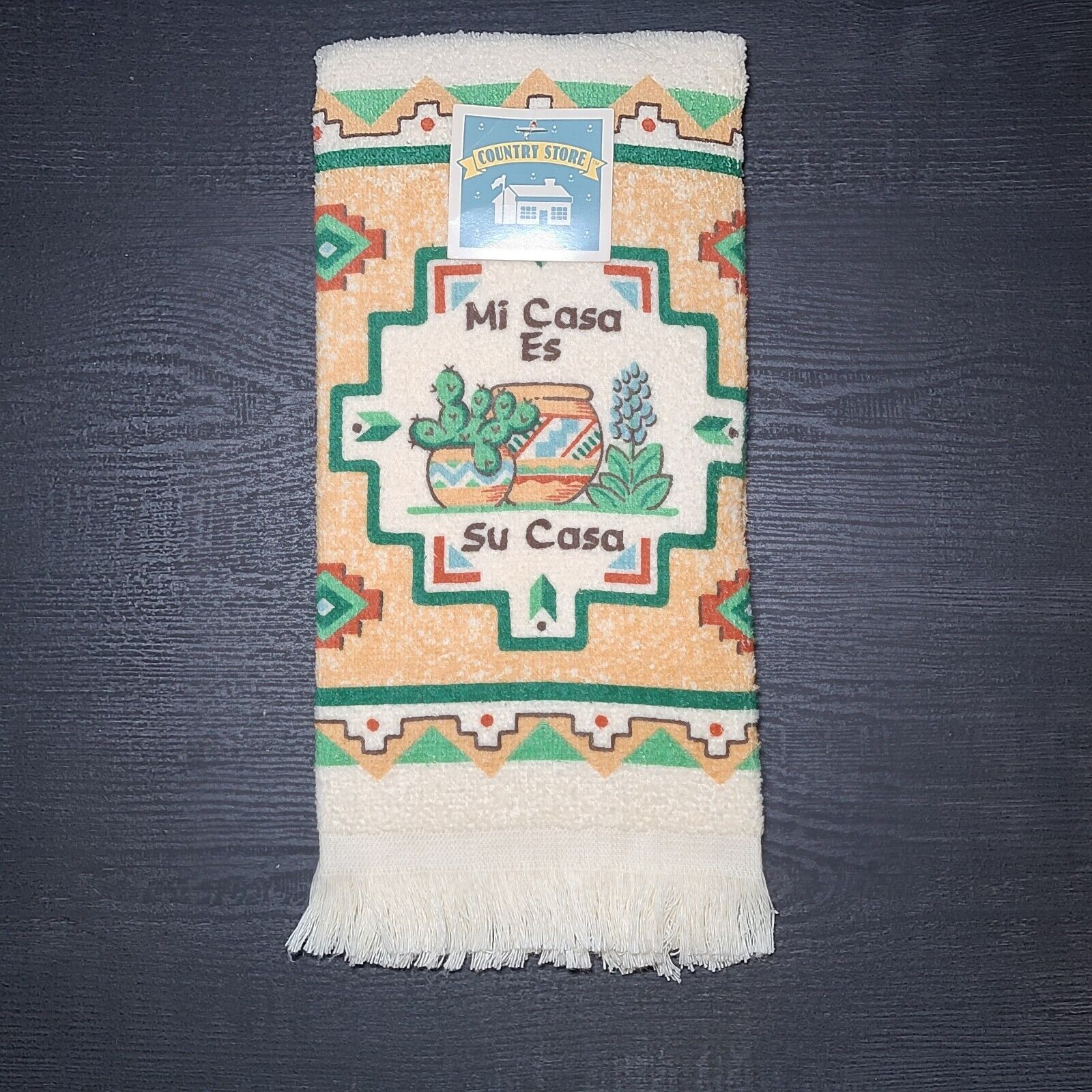 Vintage Cannon Country Store  Western Kitchen Towel *RARE*