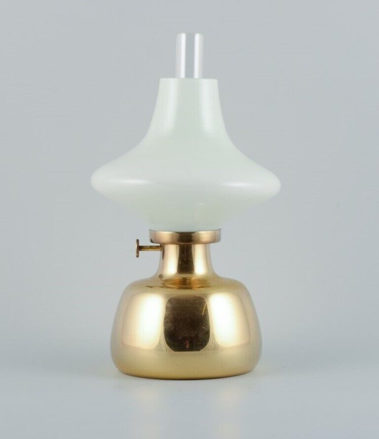 Henning Koppel for Louis Poulsen. Petronella oil lamp in brass.