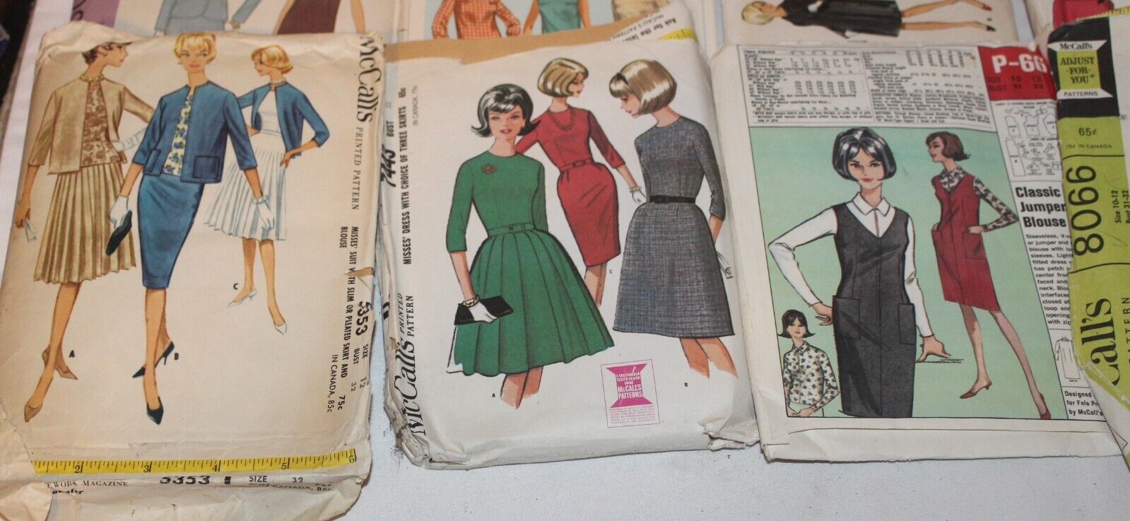 12 Vtg 1960\'s/70s Sewing Pattern Lot Women\'s Clothing Sz 12 Butterick McCall\'s