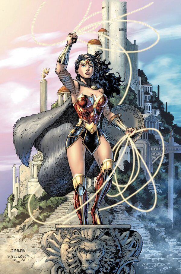 Wonder Woman #1 2nd Printing Cover B Jim Lee Foil Variant NM