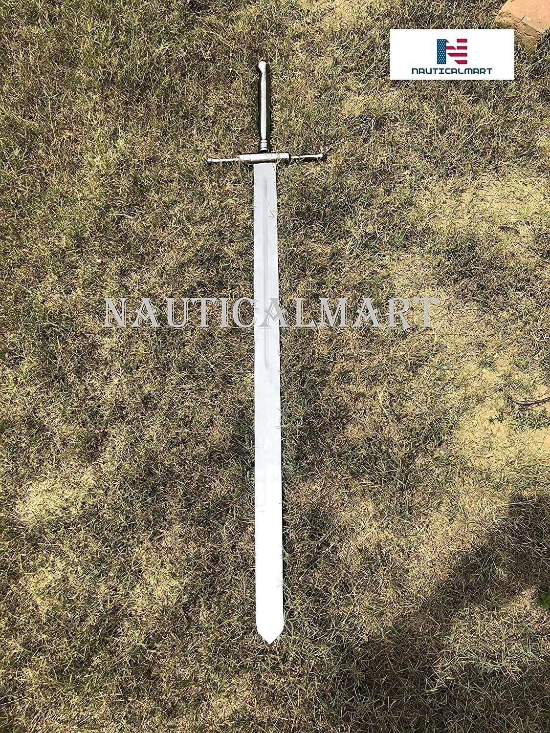 Medieval Knight Templar Crusader Battle Ready Hand Forged Armor, Carbon Steel Bl