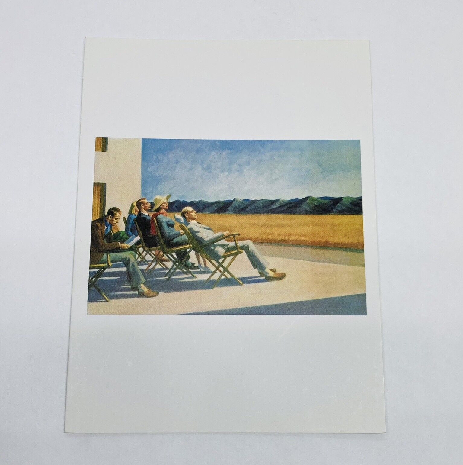 Phaidon Press Greeting Card “People In The Sun” Edward Hopper Sun-Worshippers P1