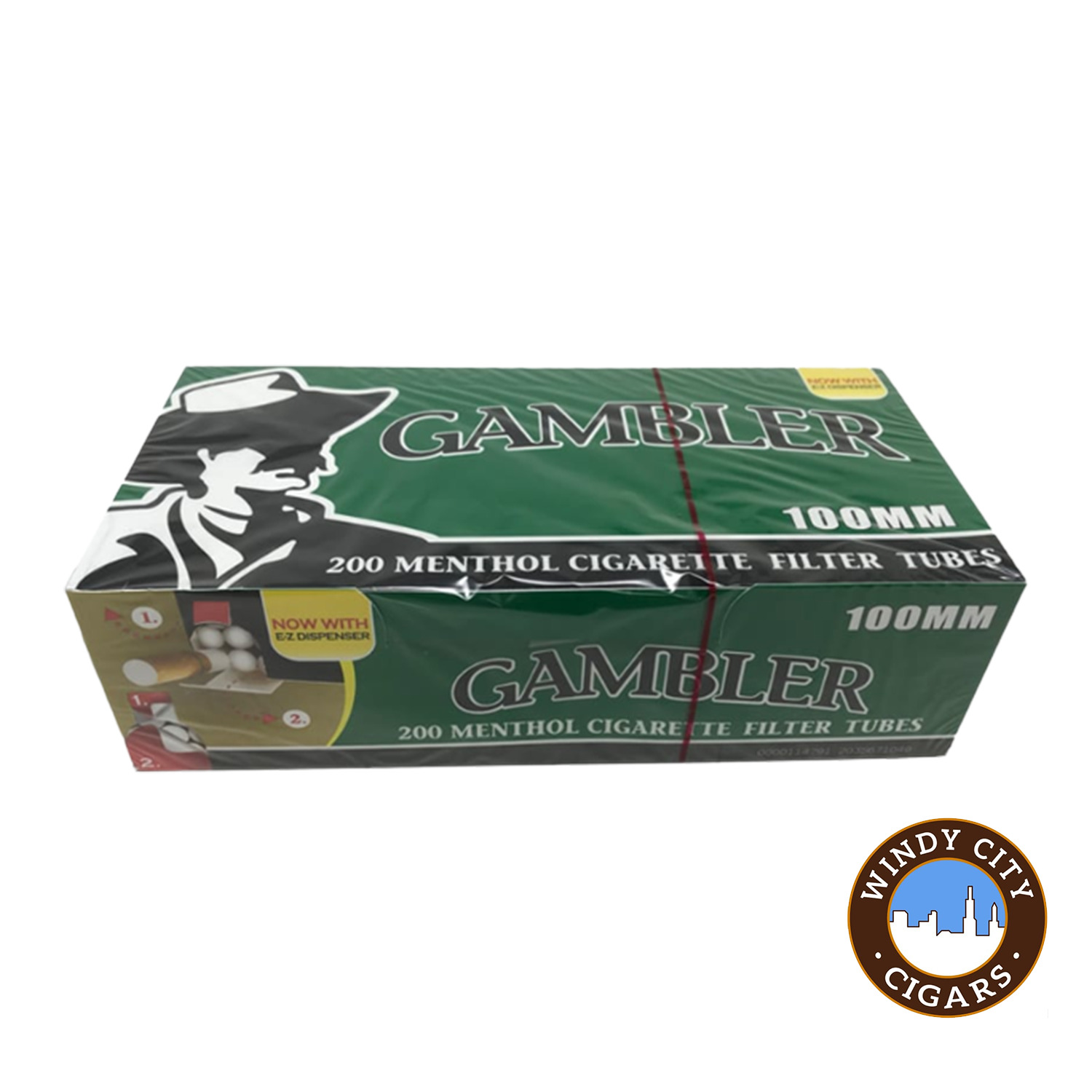 Gambler Menthol 100s Cigarette 200ct Tubes - 5 Boxes