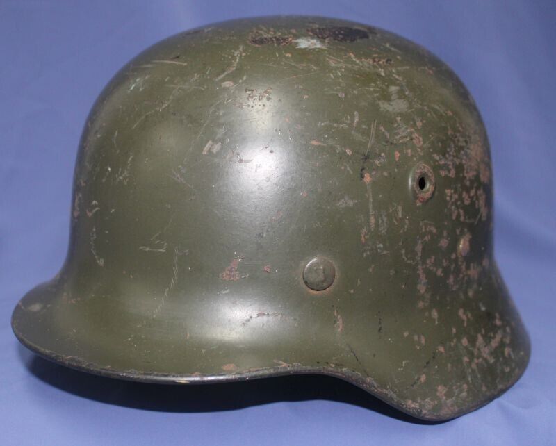 Original German M40 WWII Type -Steel Helmet- Finnish M40/55
