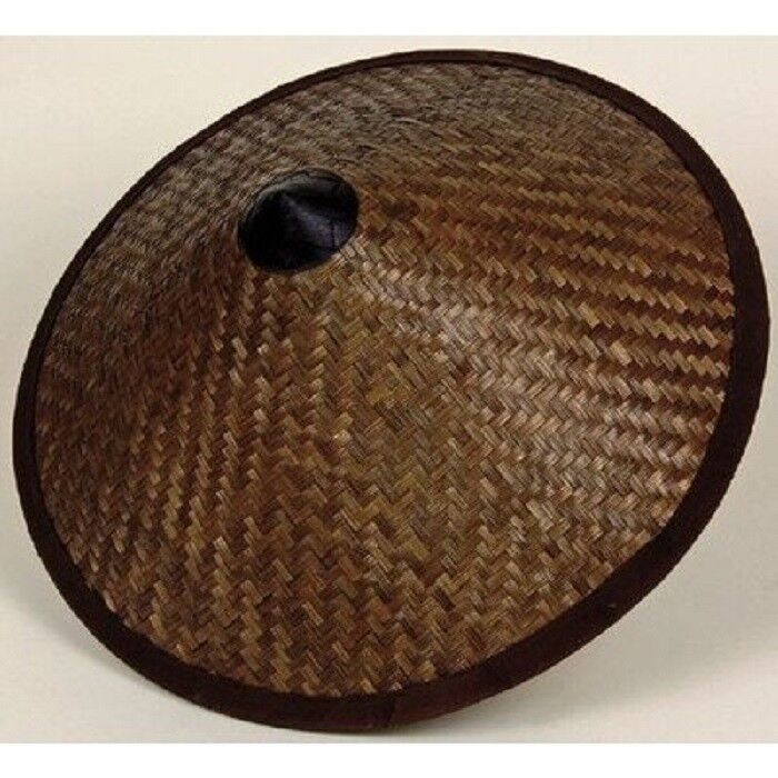 TAKEGASA Traditional Samurai Travel Bamboo Hat Dia Gotoku Paint 43cm