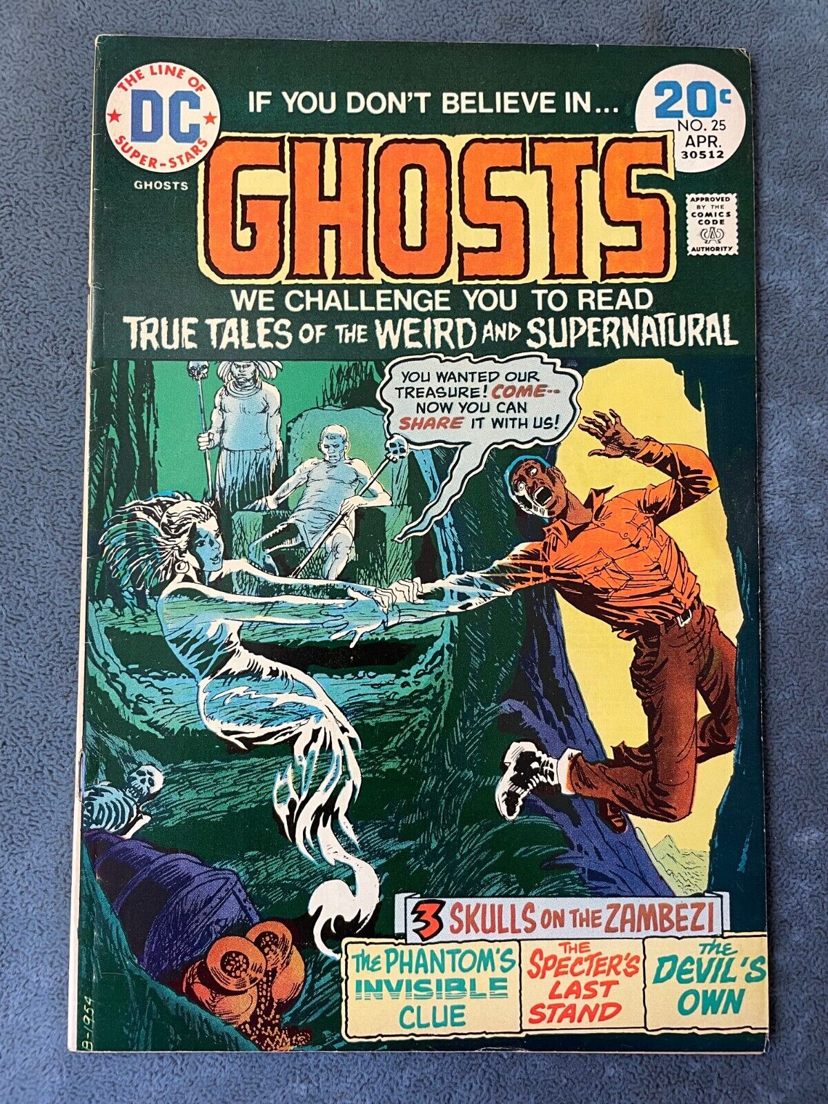 Ghosts #25 1974 DC Comic Book Horror Bronze Age Nick Cardy Murray Boltinoff FN