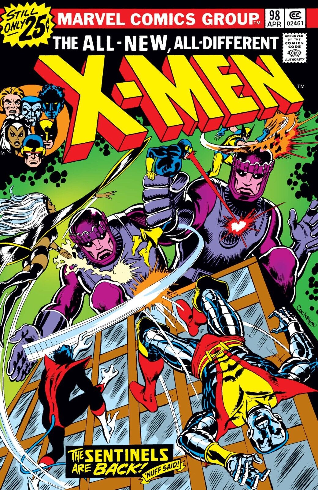 MARVEL RETRO Uncanny X-MEN POSTER 11x17 AVENGERS COMICS Thanos Iron Man Sentinel