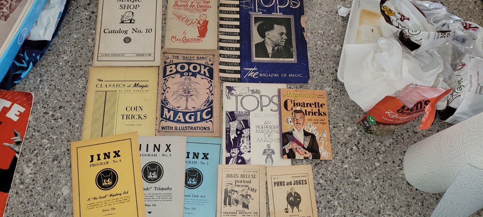 Vintage MAGIC Book Pamphlet Catalog Advertisements + More Lot Very OLD