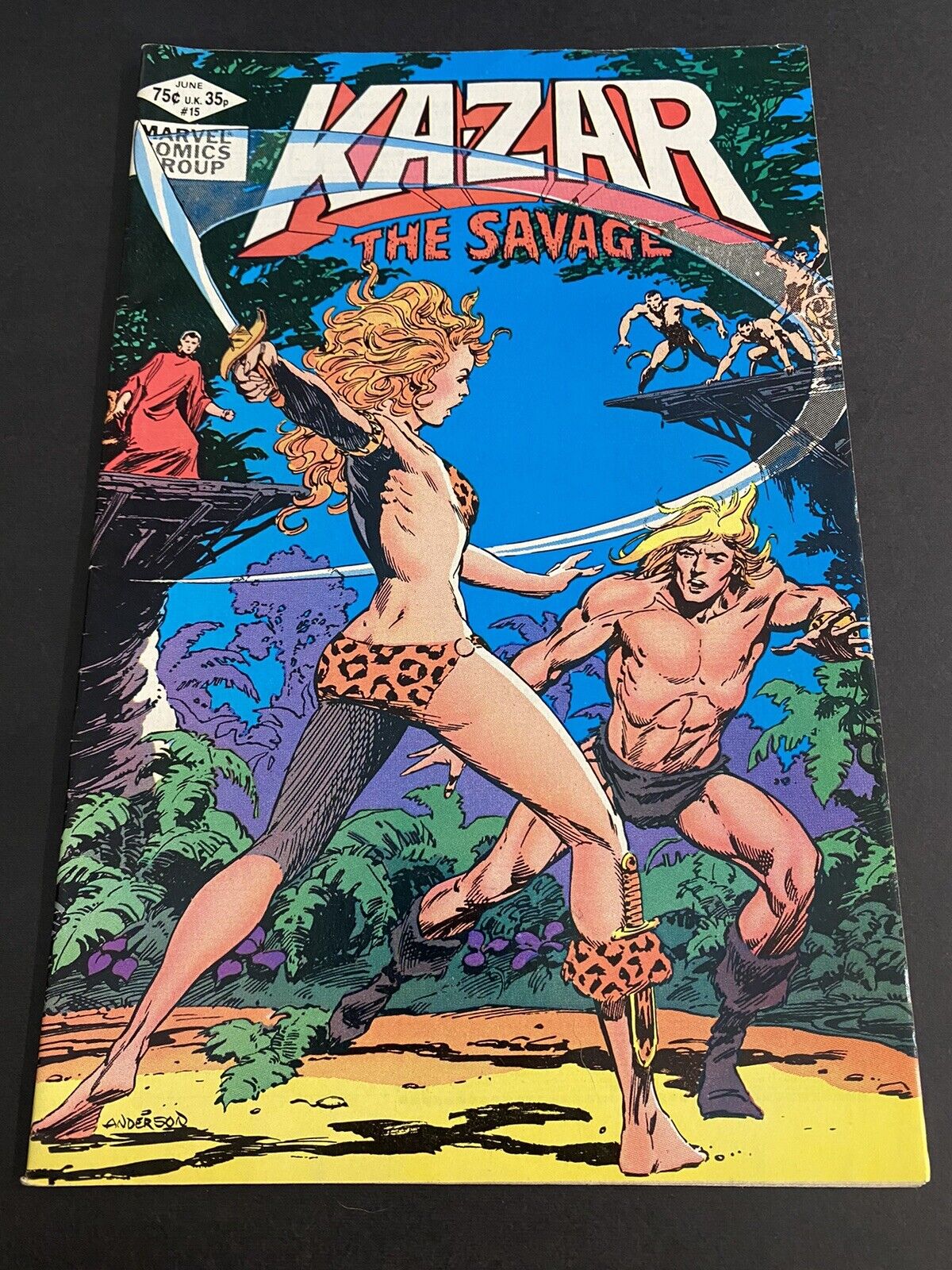 Ka-Zar The Savage 15, Shanna cover. Good Girl Art. Higher mid 1982 Marvel 