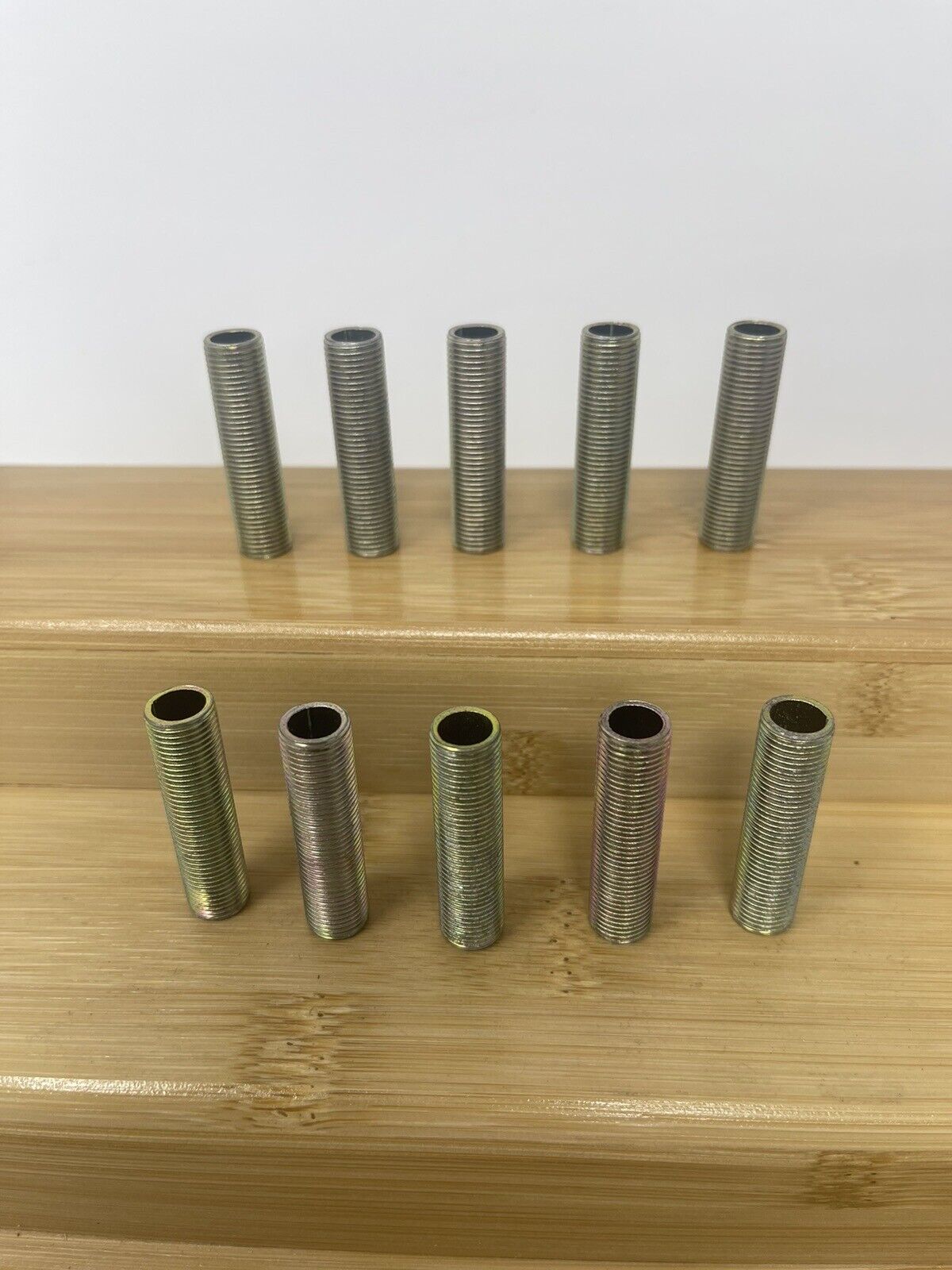 10x Metal Tobacco Pipe - 1 1/2 inch Long Threaded 1/8\