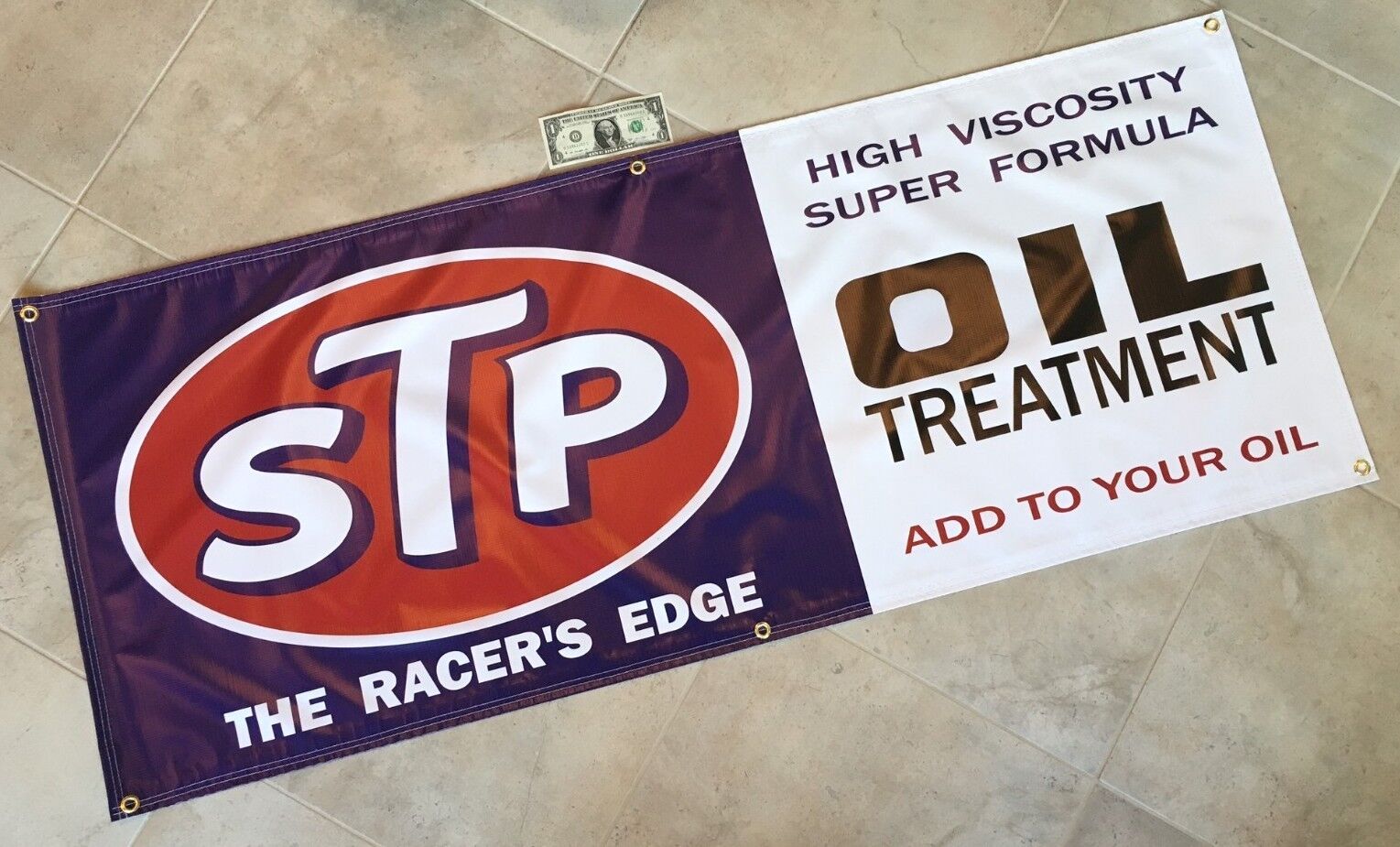 STP   Garage Banner Sign (Large 2'x5')