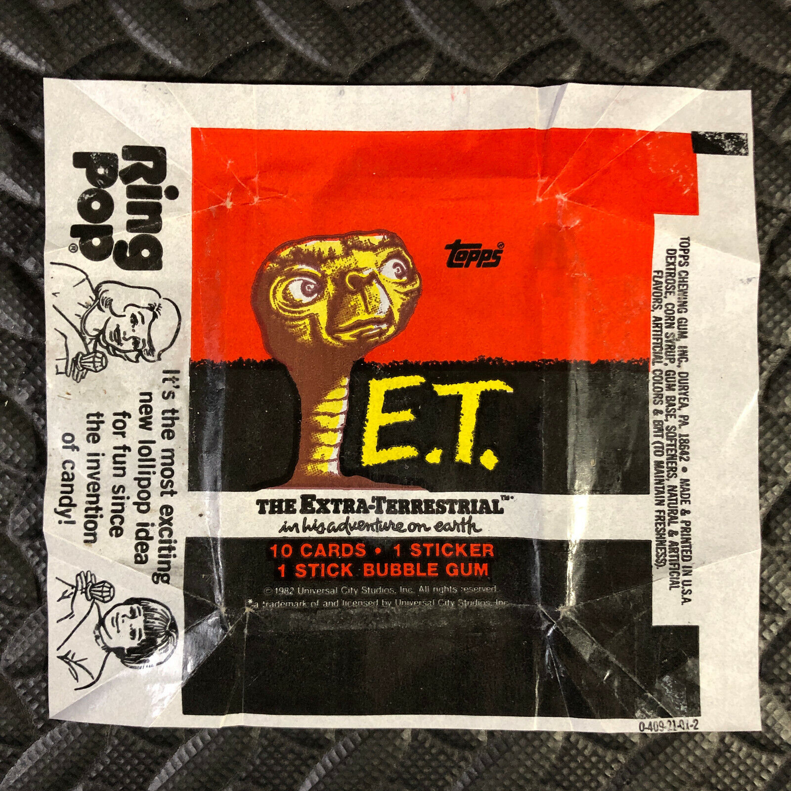 E.T. THE EXTRA TERRESTRIAL 1982 TOPPS PICK-A-CARD #1-87 STICKER 1-12 OR WRAPPER