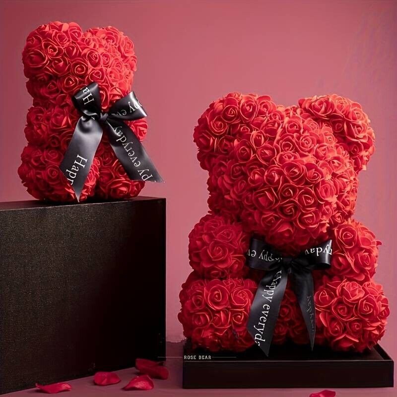 Luxury Gift Rose Bear Valentine Day 2024