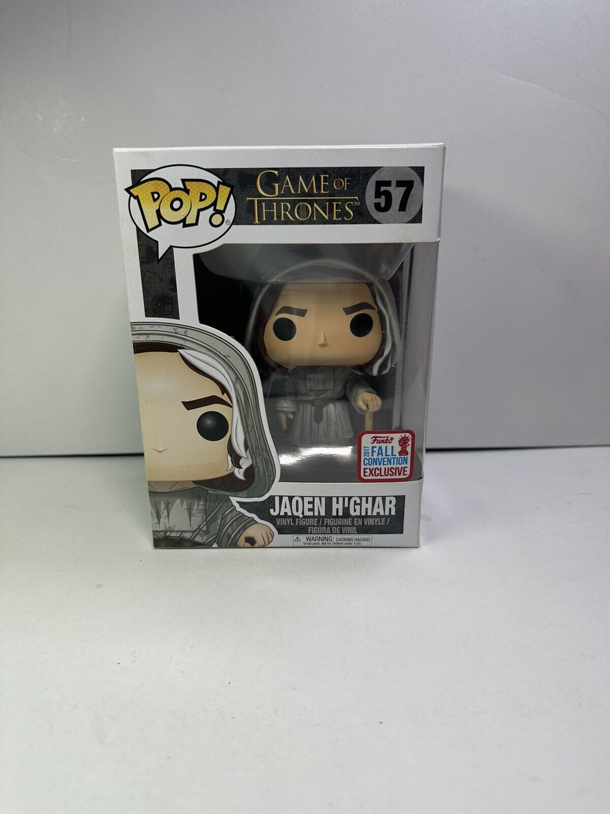 Funko Pop Game of Thrones Jaqen H\'ghar #57 2017 fall convention exclusive