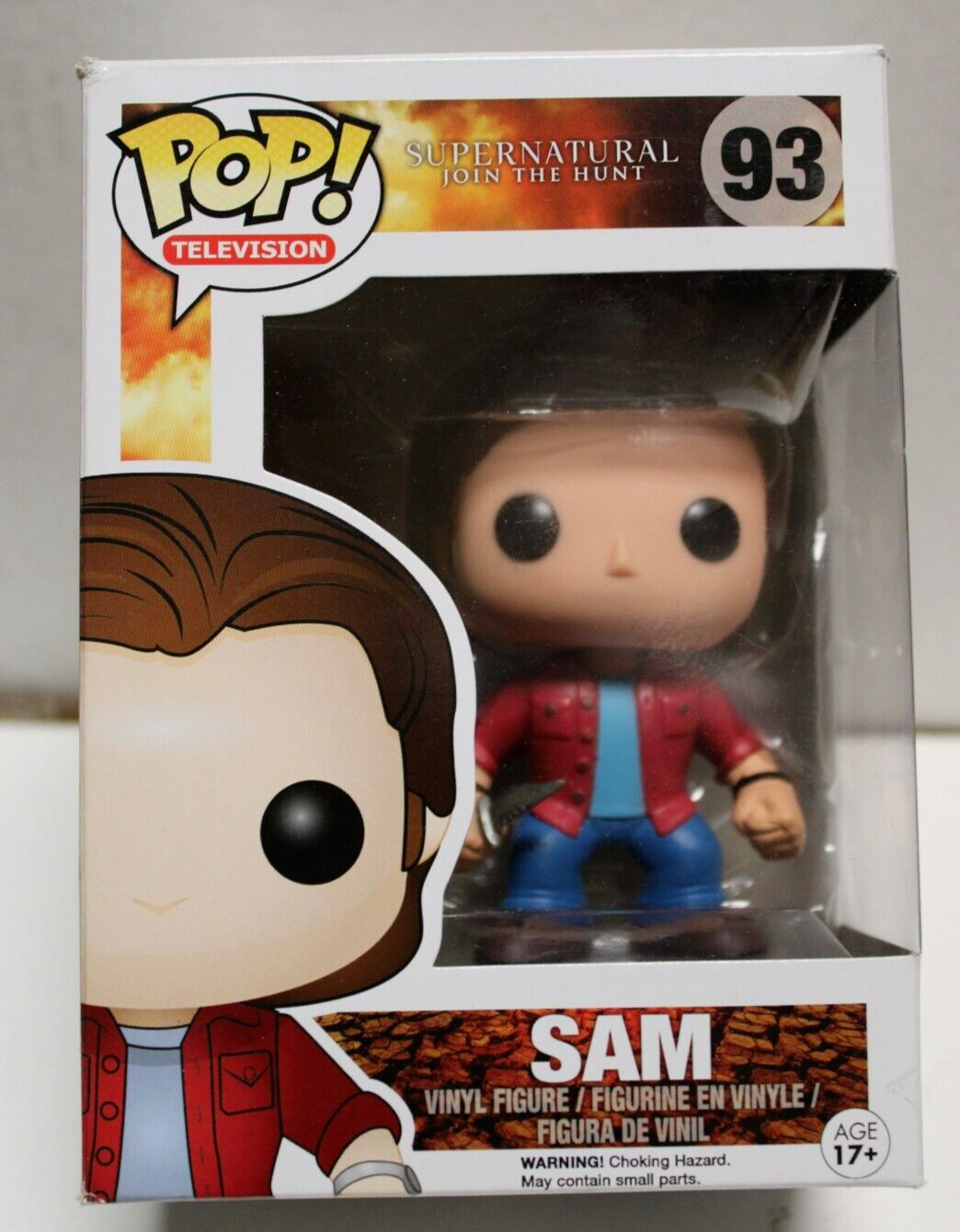 Funko POP TV: Supernatural 93# Sam Winchester Models Toys Vinyl Action Figures