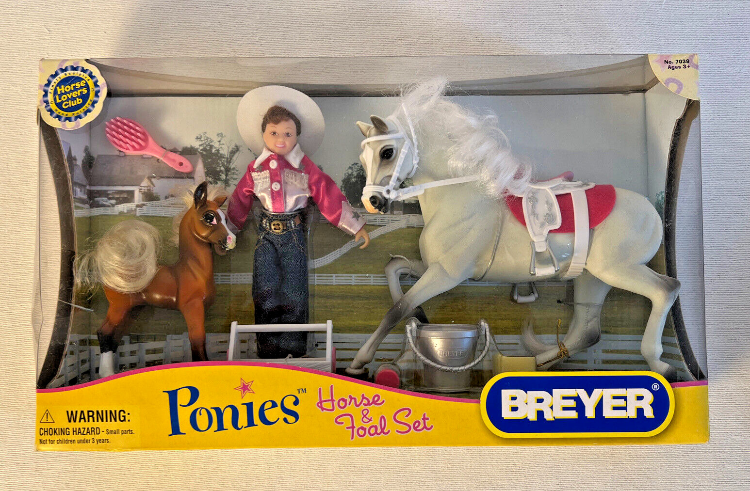 Breyer Ponies Horse & Foal Set - Horse Lovers Club #7039 In original box (2007)