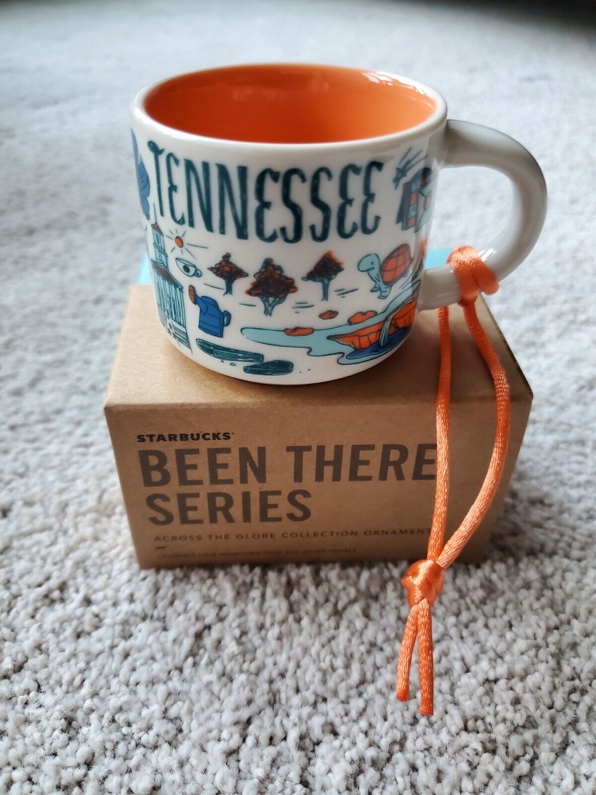Starbucks 2oz Tennessee Mug Ornament Demitasse Been There Series w/SKU new