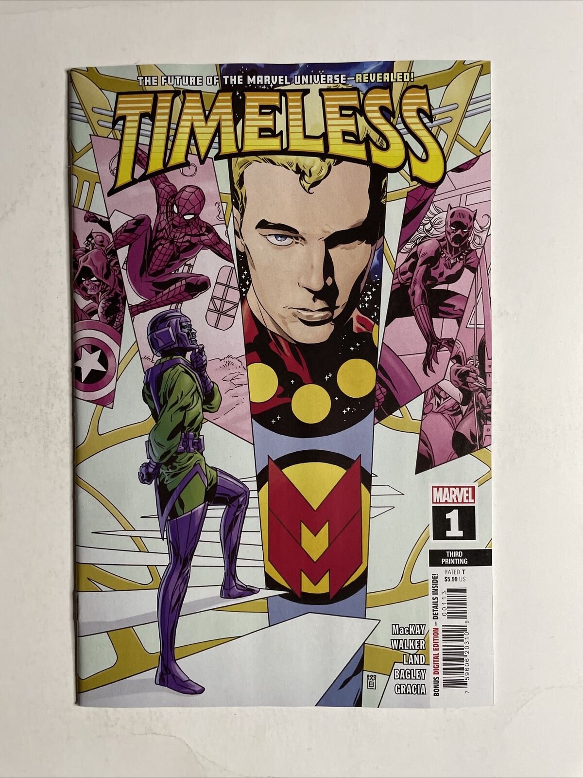 Timeless #1 (2022) 9.4 NM Marvel Third Print High Grade 1st Female Black Panther