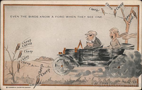 Cars Even the Birds Know a Ford When They See One-Birds Scream 