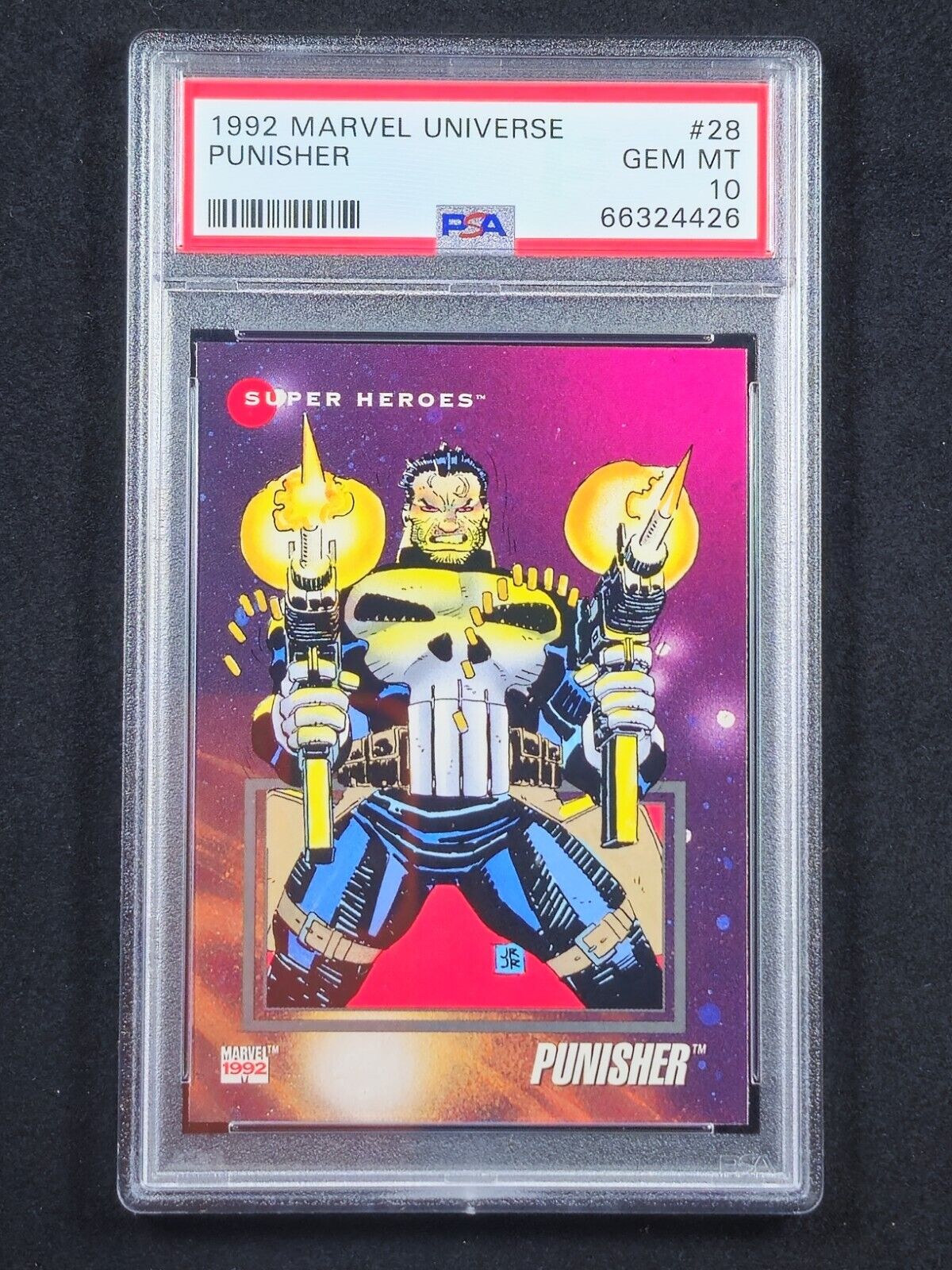 Punisher trading card graded PSA 10