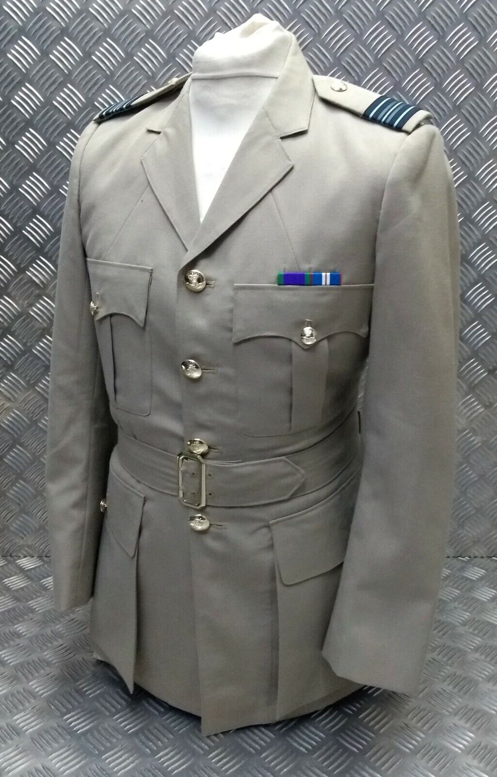 No6 Squadron Leader Officers Uniform Dress Jacket Complete With Belt EBYT986