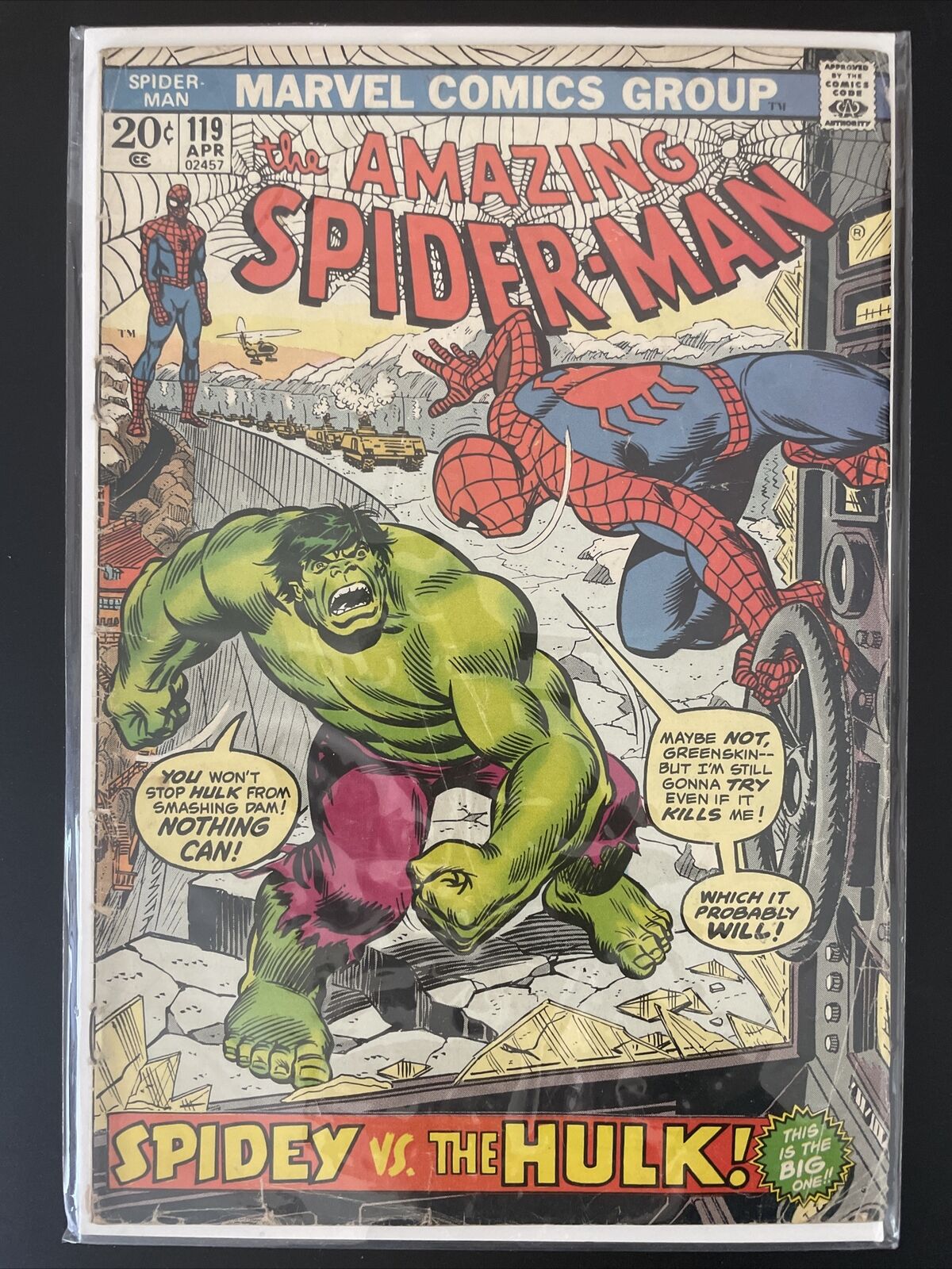 Amazing Spider-Man #119 (Marvel) vs HULK Classic Romita