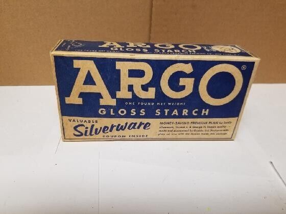 Vintage Argo Golls Starch Box Unopened