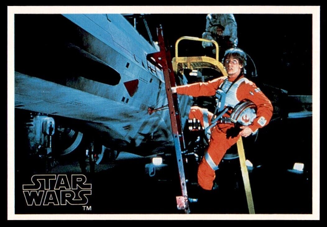 1977 Topps Yamakatsu Star Wars Large #29 Luke Prepares For The Battle NM/MT
