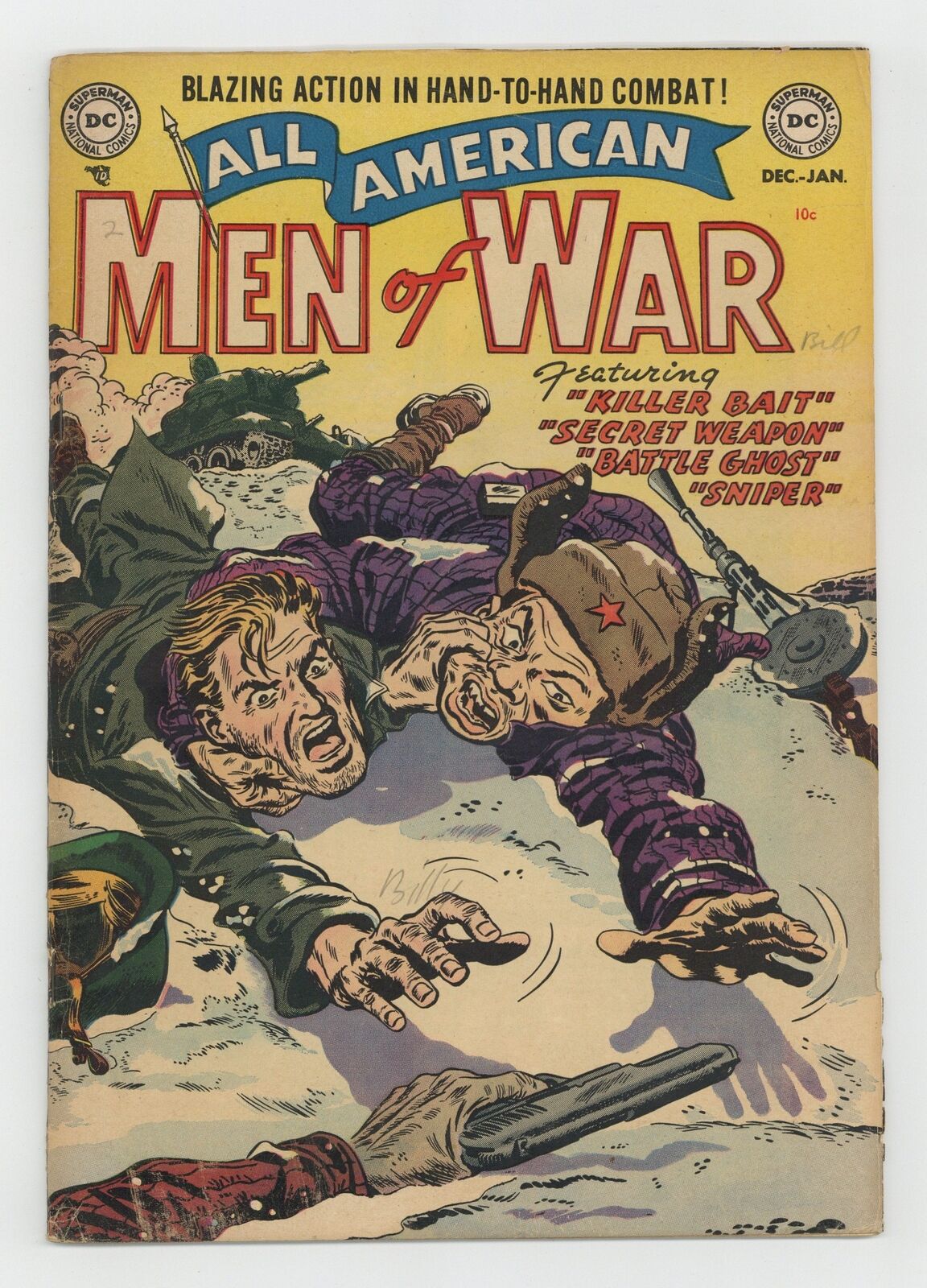All American Men of War #2 VG+ 4.5 1952